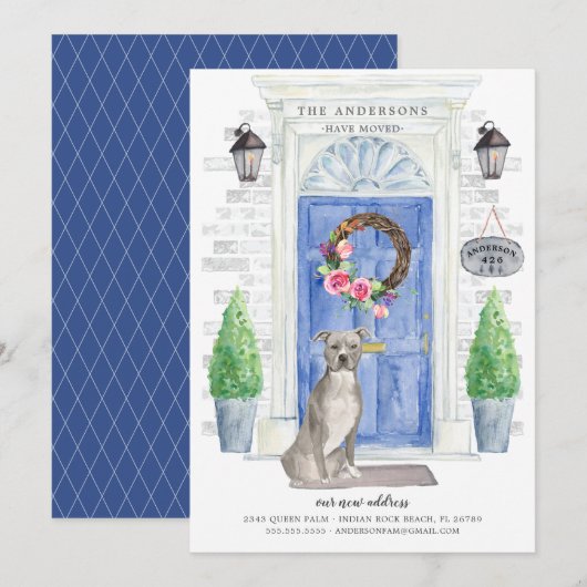 Faire-part de mouvement américain du Staffordshire (Devant / Derrière)