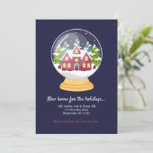 Faire-part de mouvement du globe de neige (Debout devant)