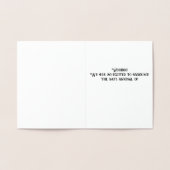 Faire-part de naissance (Intérieur)