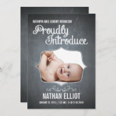 Faire-part de naissance (Devant / Derrière)