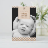 Faire-part de naissance (Debout devant)