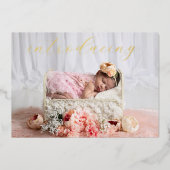 Faire-part de naissance (Recto)