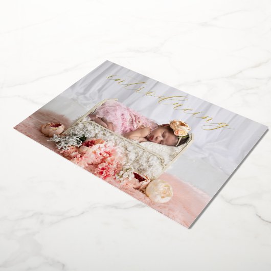 Faire-part de naissance (Rotation)