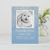 Faire-part de naissance 5x7 - No 1 (Debout devant)