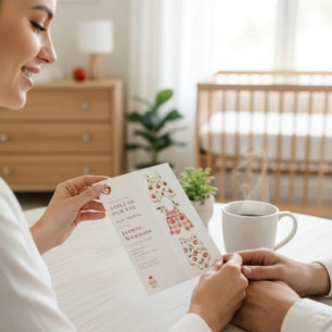 Faire-Part de Naissance à l'Aquarelle Pomme de Nos