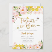 Faire-part de naissance abeille (Devant)