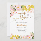 Faire-part de naissance abeille (Devant)