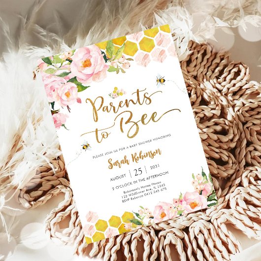 Faire-part de naissance abeille