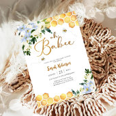 Faire-part de naissance abeille