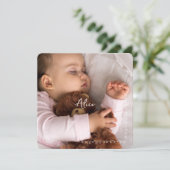 Faire-Part de naissance Alice (Debout devant)