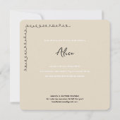 Faire-Part de naissance Alice (Dos)