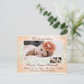 Faire-part de naissance Ange Damassé (Debout devant)