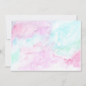 Faire-part de naissance Aquarelle Twins (Dos)