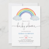 Faire-part de naissance Arc-en-ciel (Devant)