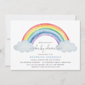 Faire-part de naissance arc-en-ciel (Devant)