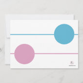 Faire-part de naissance avec deux photos de frères (Dos)