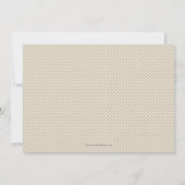 Faire-part de naissance avec photo de bébé doux (Dos)