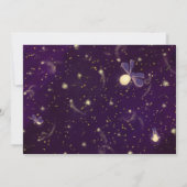 Faire-part de naissance avec photo et paillettes d (Dos)