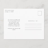 Faire-part de naissance avec remerciement pour pho (Dos)