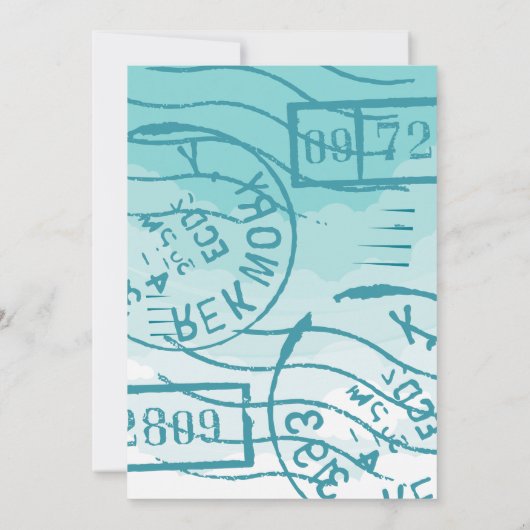 Faire-part de naissance avion (Dos)