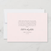 Faire-part de naissance Baby 3 Photo Simple Script (Dos)