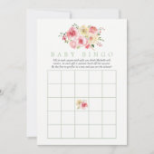 Faire-part de naissance Baby Bingo avec des tons d (Devant)