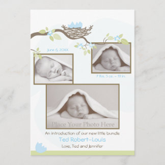 Faire-part de naissance - Baby Boy
