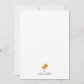 Faire-part de naissance - Baby Boy (Dos)