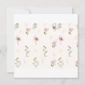 faire-part de naissance Baby in Bloom (Dos)