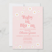 Faire-part de naissance Baby in Bloom Fleur de mar (Devant)