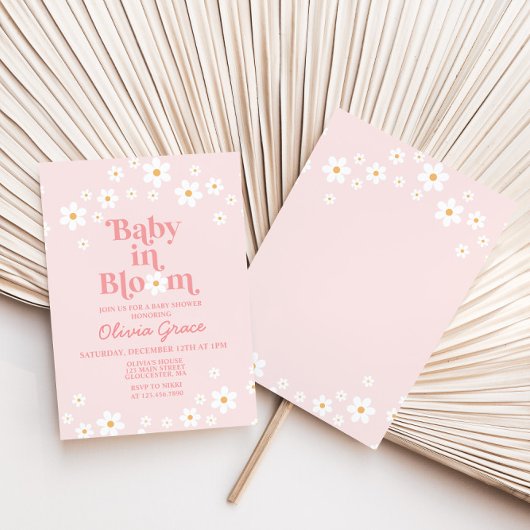 Faire-part de naissance Baby in Bloom Fleur de mar