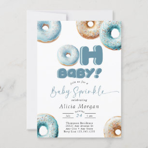 Faire-part de naissance Baby Sprinkle Beignet
