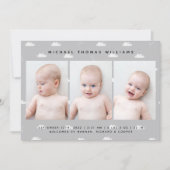 Faire-part de naissance BÉBÉ (Devant)