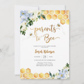 Faire-part de naissance bébé abeille (Devant)