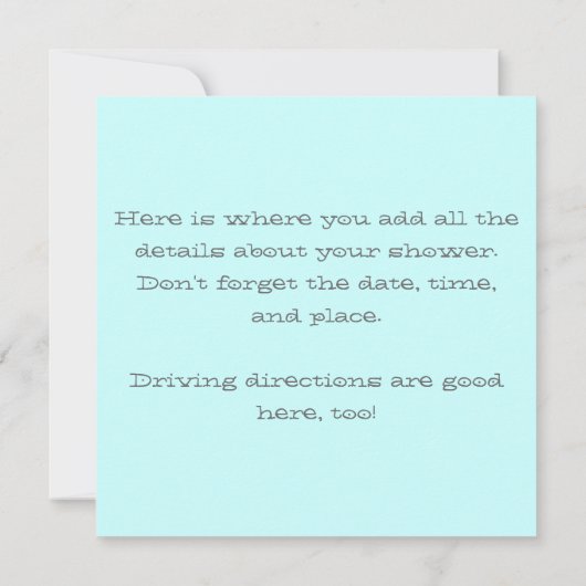 Faire-part de naissance bébé avec bordure tissée C (Dos)