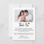 Faire-part de Naissance Bébé avec Nom et Photos Pe (Dos)