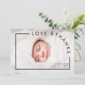 Faire-part de Naissance Bébé Fille ou Garçon avec (Debout devant)