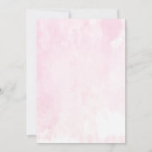 Faire-Part de Naissance Bébé Fille Rose Bouteille  (Dos)