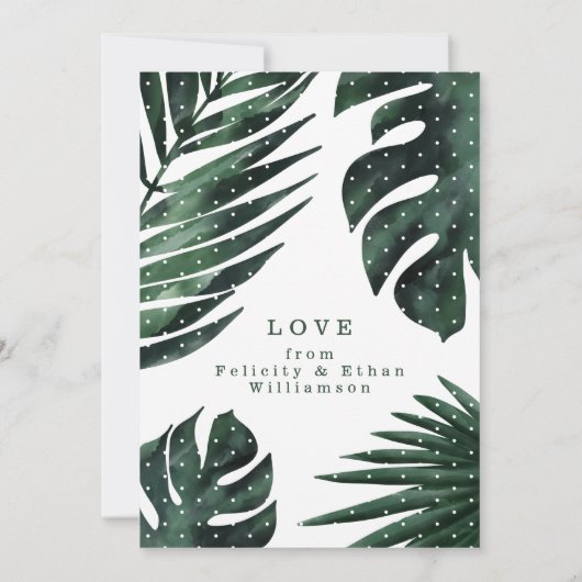 Faire-part de naissance bébé garçon - Feuille de p (Dos)