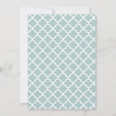 Faire-part de naissance bébé garçon motif moderne (Dos)