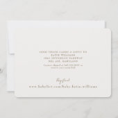 Faire-part de naissance bébé girafe berceau sage c (Dos)