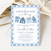 Faire-Part De Naissance Bébé Jean Bleu