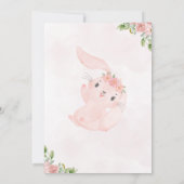 Faire-Part de Naissance Bébé Lapin (Dos)