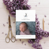 Faire-part de naissance BÉBÉ | Lapin aquarelle