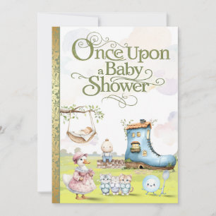 Faire-part de naissance bébé livre de contes
