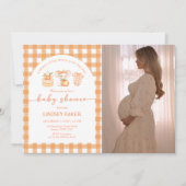 Faire-part de naissance Bébé Petite Pêche Photo (Devant)