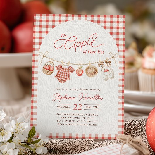 Faire-part de naissance bébé pomme