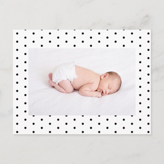 Faire-part de naissance Bébé Tournesol (Dos)