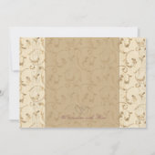 Faire-part de naissance bébé vintage (Dos)