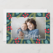 Faire-part de naissance Berries Pine More the Merr (Devant)